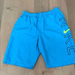 Nike Bright Blue Shorts with Neon Accents